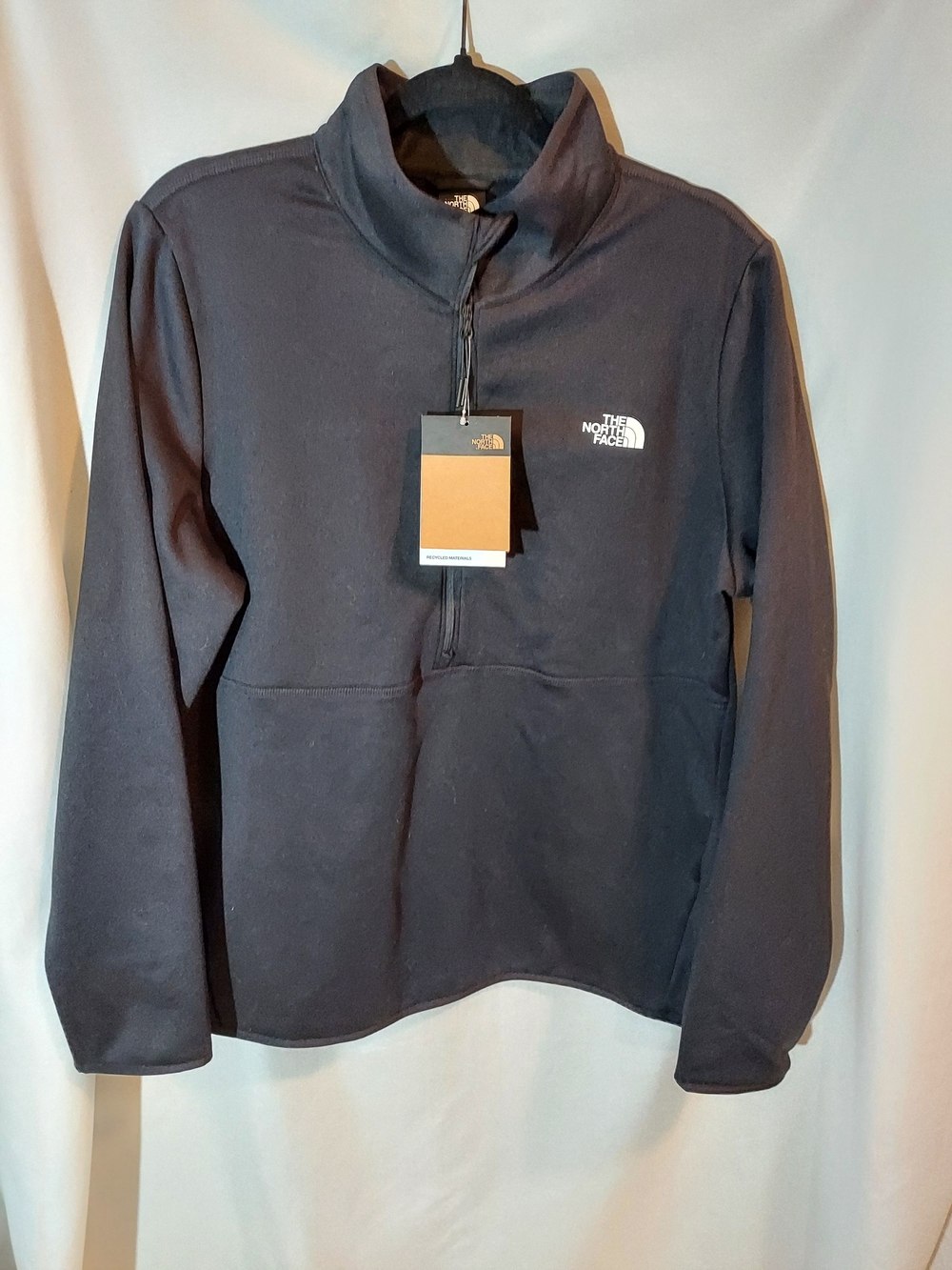 NWT The North Face Women’s Alpine Polartec 100 Half-Zip Fleece Jacket Black XL